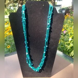 Jade Crochet Beaded Necklace